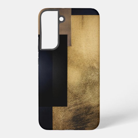 Coque Samsung Galaxy Quiétude Dorée — Abstrait Moderne (Verso)