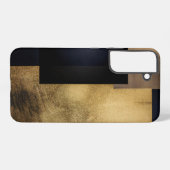 Coque Samsung Galaxy Quiétude Dorée — Abstrait Moderne (Verso Horizontal)