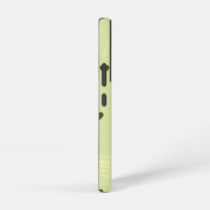 Coque Samsung Galaxy Radio Rétro et Motif de Cœur en Vert Citron