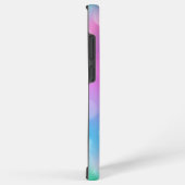 Coque Samsung Galaxy Rainbow Blue et Pink Bokeh (Côté droit)