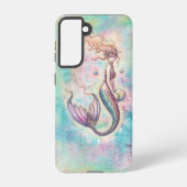 Coque Samsung Galaxy Rainbow Mermaid par Molly Harrison Imaginaire Art (Verso)