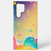 Coque Samsung Galaxy Rainbow Music Notes Pop Art Phone Case (Verso)
