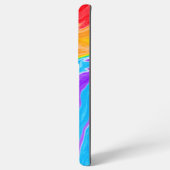 Coque Samsung Galaxy Rainbow Swirl Abstrait Fluid Art (Verso Horizontal)