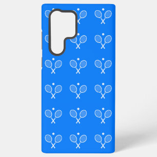 Coque Samsung Galaxy Raquettes de tennis Arrière - plan bleu Samsung Ga