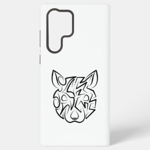 Coque Samsung Galaxy Rat tribal noir et blanc