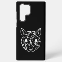 Rat tribal noir et blanc