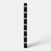 Coque Samsung Galaxy Rayé noir blanc chic (Côté gauche)