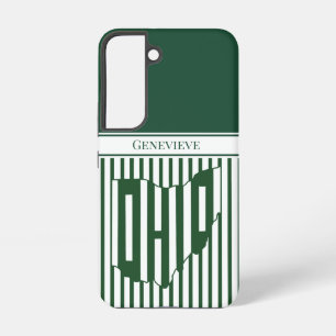 Coque Samsung Galaxy Rayure verte de l'Ohio