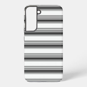Coque Samsung Galaxy Rayures blanches noires modernes