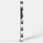 Coque Samsung Galaxy Rayures blanches noires modernes (Côté droit)