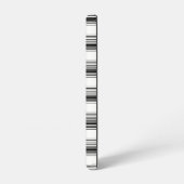 Coque Samsung Galaxy Rayures blanches noires modernes (Côté gauche)