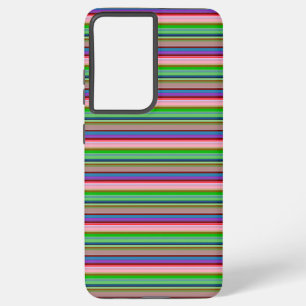 Coque Samsung Galaxy Rayures colorées chaudes