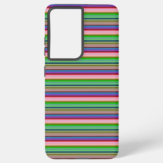 Coque Samsung Galaxy Rayures colorées chaudes (Verso)