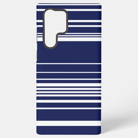 Coque Samsung Galaxy Rayures complexes - Bleu (Verso)
