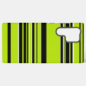 Coque Samsung Galaxy Rayures complexes - Vert Citron (Verso Horizontal)