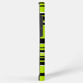Coque Samsung Galaxy Rayures complexes - Vert Citron (Côté droit)