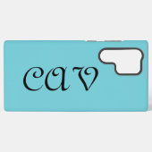 Coque Samsung Galaxy Recoleta Cornflower Bleu (Verso Horizontal)