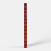 Coque Samsung Galaxy Red and Black Plaid Checkered Pattern (Côté droit)