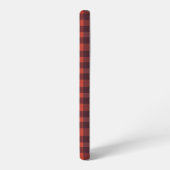 Coque Samsung Galaxy Red and Black Plaid Checkered Pattern (Côté gauche)
