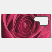 Coque Samsung Galaxy Red Rosebud (Verso Horizontal)
