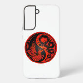 Coque Samsung Galaxy Red Yin Yang (Verso)