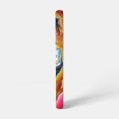 Coque Samsung Galaxy Reflets de Tulipe Abstraits Vibrants (Côté gauche)