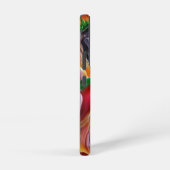 Coque Samsung Galaxy Reflets de Tulipe Abstraits Vibrants (Côté droit)