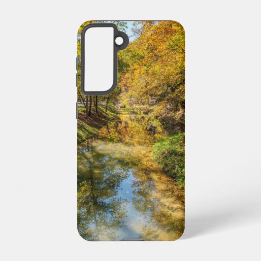 Coque Samsung Galaxy Réflexions d'automne Creek Coque Samsung vertical (Verso)