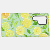 Coque Samsung Galaxy Refreshing Lemon Botanical Phone Case (Verso Horizontal)