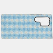 Coque Samsung Galaxy Refreshing Light Blue Floral Texture Phone Case (Verso Horizontal)