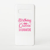 Coque Samsung Galaxy Reine d'anniversaire en quarantaine (Dos)