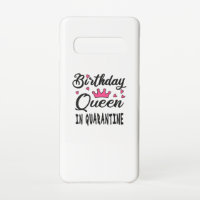 Reine d'anniversaire en quarantaine