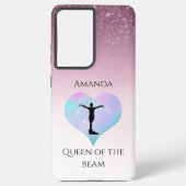 Coque Samsung Galaxy Reine Rose Des Poutres Gymnastique Personnalisée (Verso)