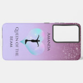 Coque Samsung Galaxy Reine Violette De La Poutre Gymnastique Personnali (Verso Horizontal)