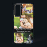 Coque Samsung Galaxy Remplacez le texte et les photos par le vôtre<br><div class="desc">Remplacez le texte et les photos par le vôtre</div>