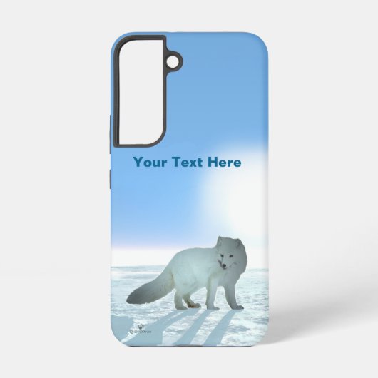 Coque Samsung Galaxy Renard arctique (Verso)