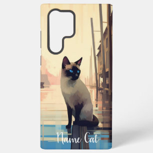 Coque Samsung Galaxy Renommez votre chien de chat sur le boîtier téléph