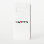 Coque Samsung Galaxy S10 Restez à la maison<br><div class="desc">Reste juste à la maison.</div>