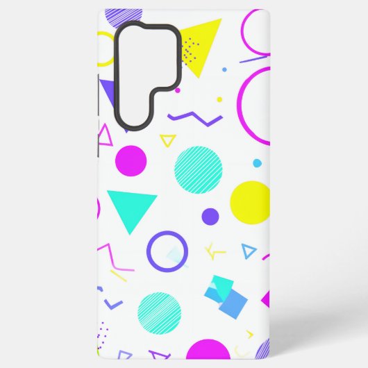 Coque Samsung Galaxy Retro 80s Memphis Geometric Pattern (Verso)