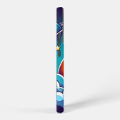 Coque Samsung Galaxy Retro, fusée spatiale (Côté droit)