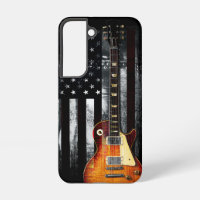 Retro Rock N Roll American Flag Guitare