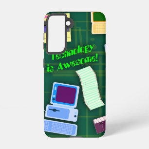 Coque Samsung Galaxy Retro Technologie amusant Dessin-Dessin Salon d'Ar