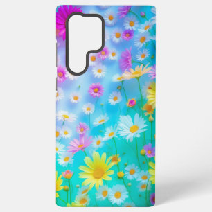 Coque Samsung Galaxy Rêve de marguerite coloré, tableau saisissant