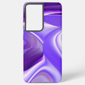 Coque Samsung Galaxy Rêves arc-en-ciel à fleurs violettes (Verso)