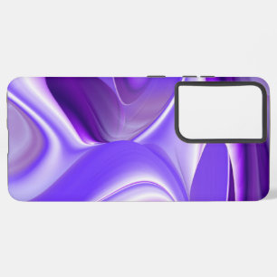 Coque Samsung Galaxy Rêves arc-en-ciel à fleurs violettes