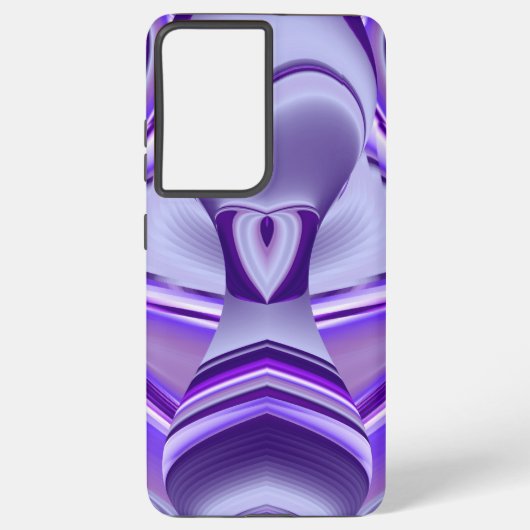 Coque Samsung Galaxy Rêves arc-en-ciel à fleurs violettes (Verso)