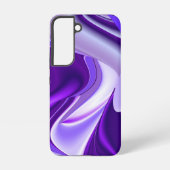 Coque Samsung Galaxy Rêves arc-en-ciel à fleurs violettes (Verso)