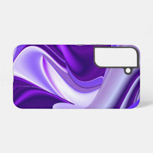 Coque Samsung Galaxy Rêves arc-en-ciel à fleurs violettes