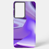 Coque Samsung Galaxy Rêves arc-en-ciel à fleurs violettes (Verso)