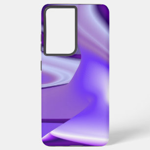 Coque Samsung Galaxy Rêves arc-en-ciel à fleurs violettes